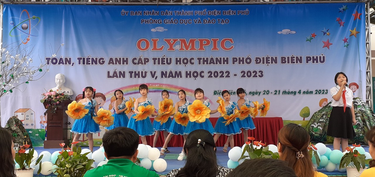 TRƯỜNG TIỂU HỌC HÀ NỘI – ĐIỆN BIÊN PHỦ THAM GIA THI OLYMPIC TOÁN, TIẾNG ANH CẤP THÀNH PHỐ LẦN THỨ V, NĂM HỌC 2022-2023